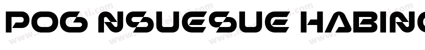 Pog Nsuesue Habinos字体转换